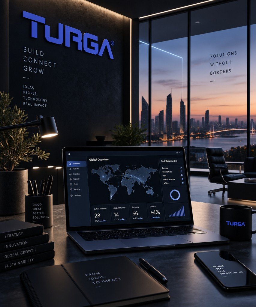 Turga office with markets and growth overview